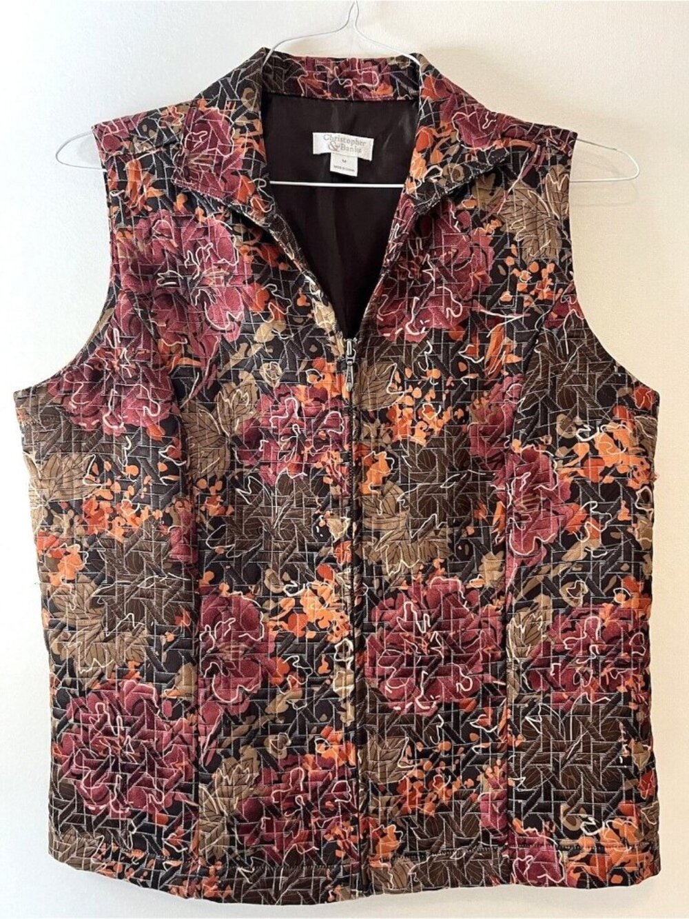Cristopher Banks Fall Vest Medium Womens